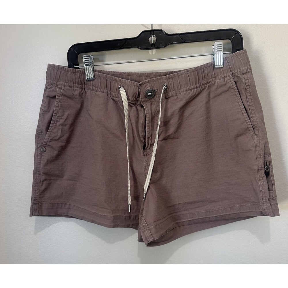 Vuori Ripstop Stoneware Shorts Size Large Mauve/pink The Rise The Shine VW364